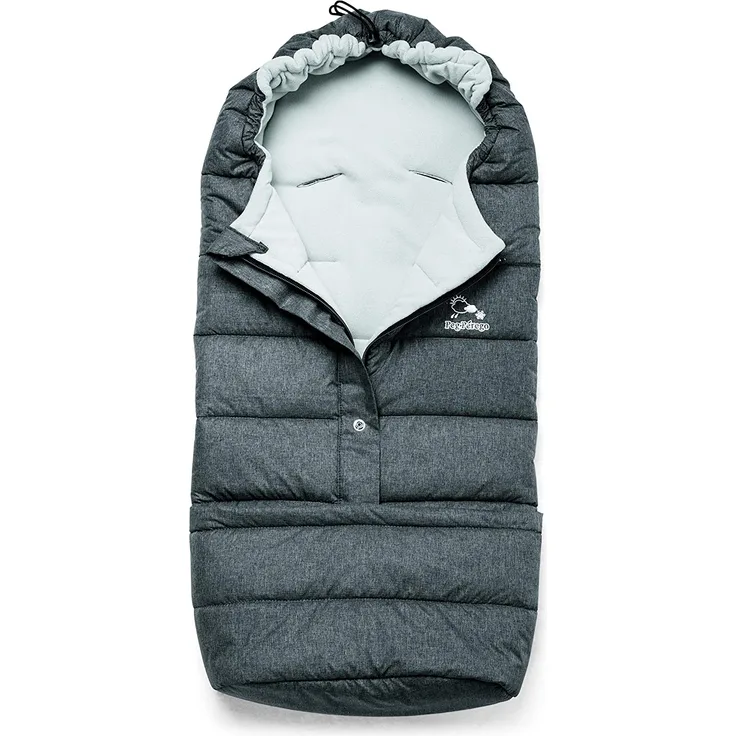 Peg Perego Y5ULVFSGRA Vario-Fußsack Universal, grau