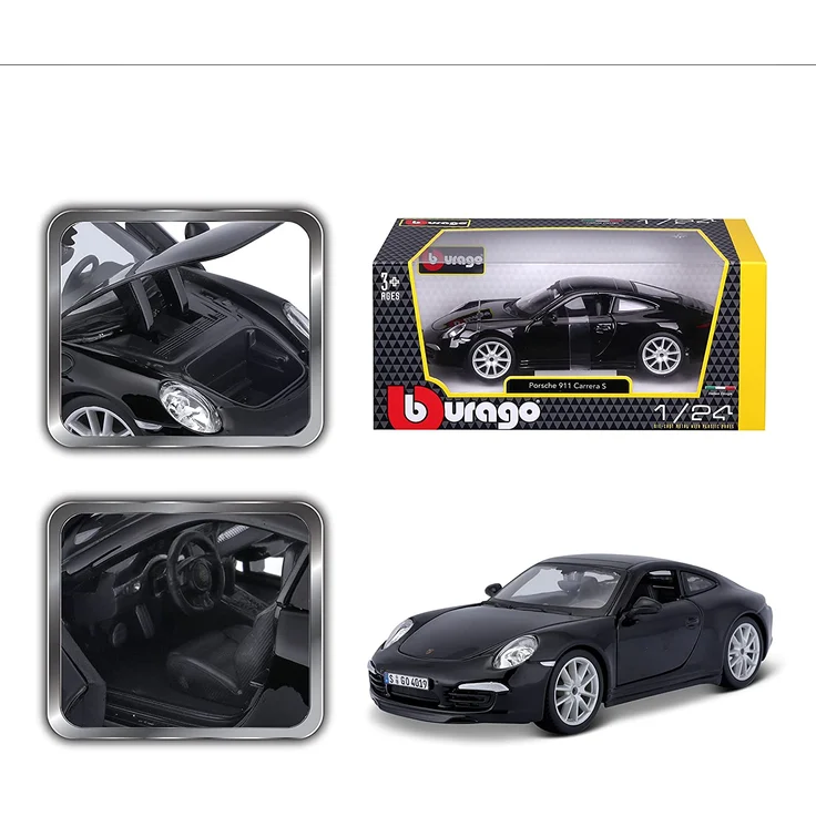 Bburago Porsche 911 Carrera S Black 1:24 BBURAGO – Bild 10
