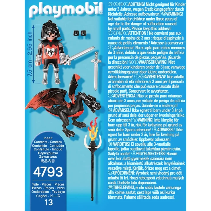 Playmobil 4793 - Ritter mit Drache – Bild 3