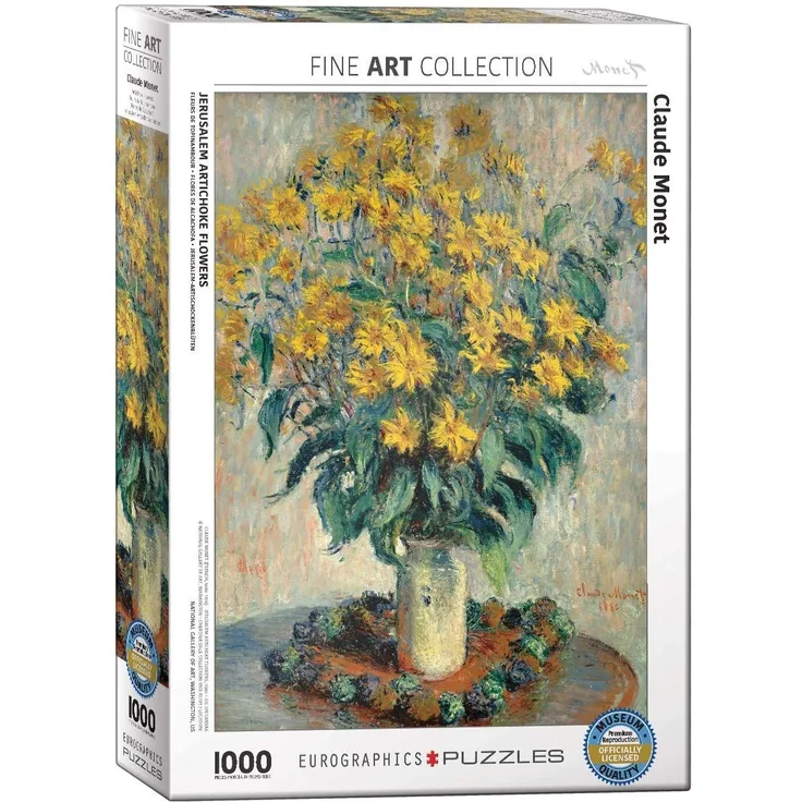 Eurographics Claude Monet Jerusalem Artichoke Flowers Puzzle (1000 Teile)