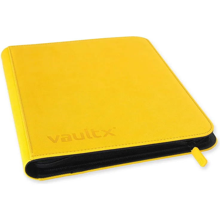 Vault X Premium eXo-Tec Zip Heftmappe - 9 Fächer Sammelkarten Trading Cards Mappe - 360 Fächer mit Seitenöffnung für Spielkarten zum sammeln und tauschen