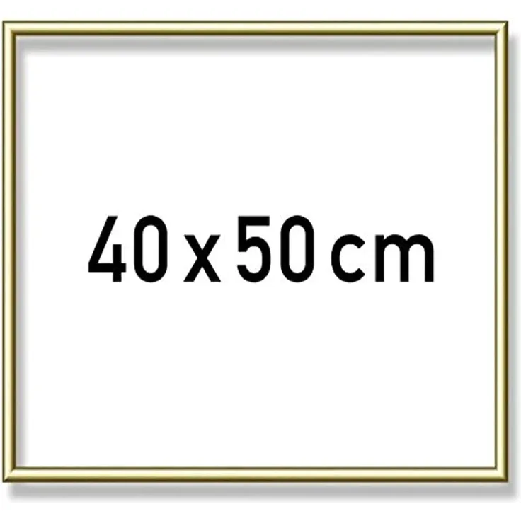 Schipper 605110710 Malen nach Zahlen, Alurahmen 40 x 50 cm, goldglänzend ohne Glas für Ihr Kunstwerk, einfache Selbstmontage