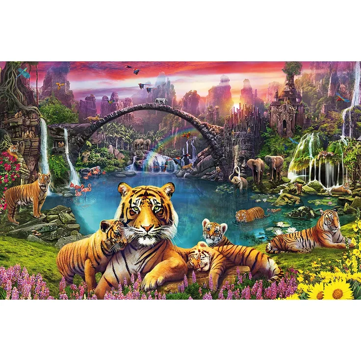 Ravensburger 'Tiger in paradiesischer Lagune' Puzzle 3000 Teile - Preisvergleich