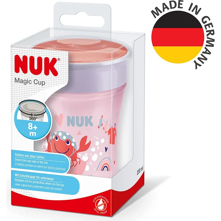 NUK Magic Cup (5 Farben) Rot – Bild 7