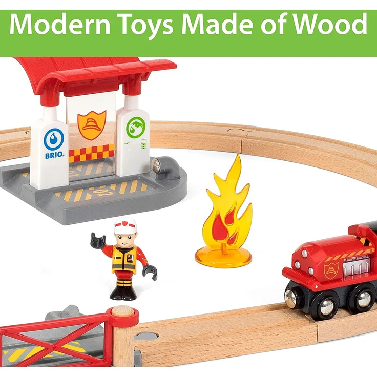 BRIO Bahn - Feuerwehr Set – Bild 3