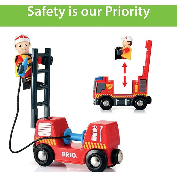 BRIO Bahn - Feuerwehr Set – Bild 4
