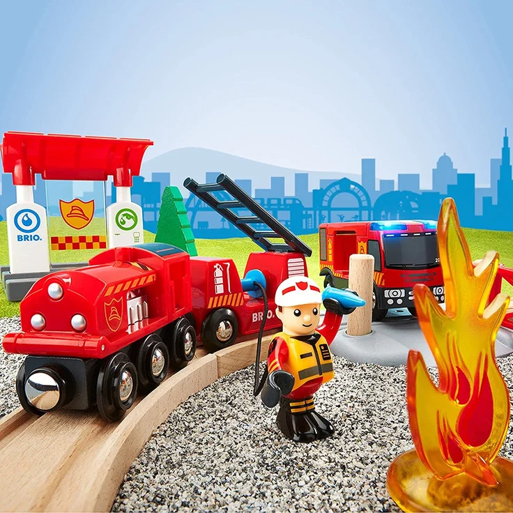 BRIO Bahn - Feuerwehr Set – Bild 5