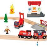 BRIO Bahn - Feuerwehr Set