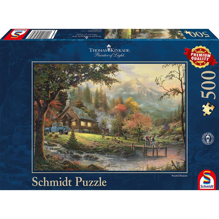 Schmidt Spiele T. Kinkade Idylle am Fluss Puzzle 500T – Bild 2