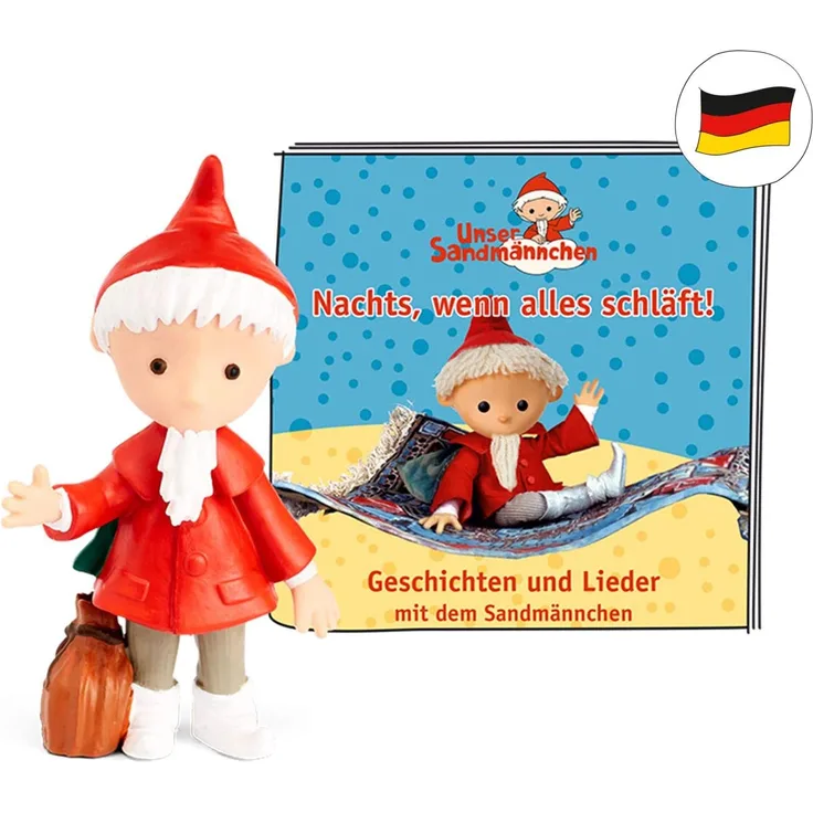 Tonies Unser Sandmännchen 'Nachts, wenn alles schläft!', Hörfigur mit 57 Minuten Spielzeit, ab 3 Jahren