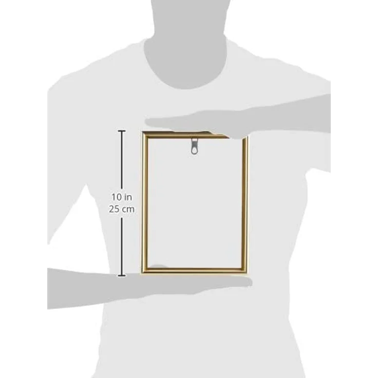 Schipper 605170704 Malen nach Zahlen, Quattro Alurahmen je 18 x 24 cm, goldglänzend ohne Glas für Ihr Kunstwerk, einfache Selbstmontage – Bild 7