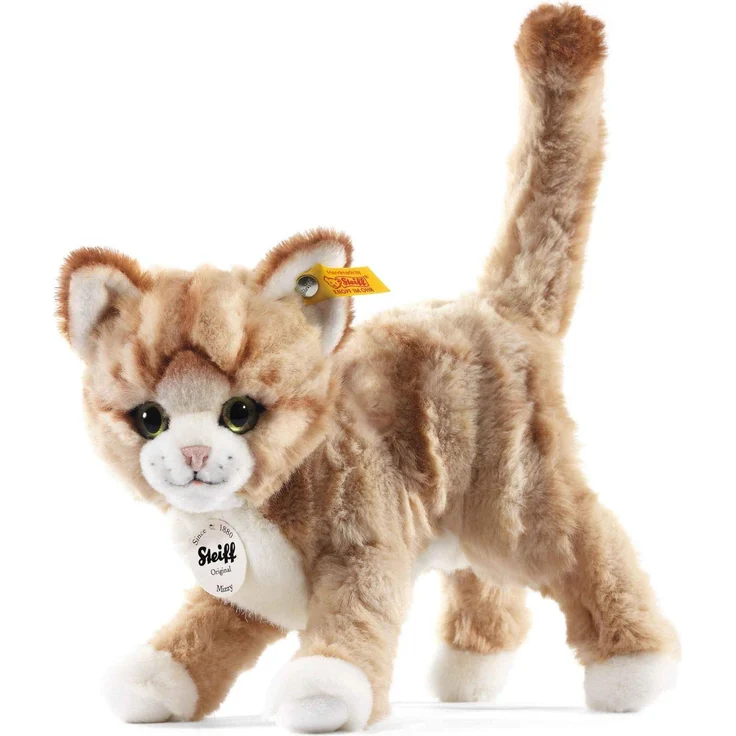 Steiff 099342 - Mizzy Katze gestromelt stehend, 25 cm, blond – Bild 1