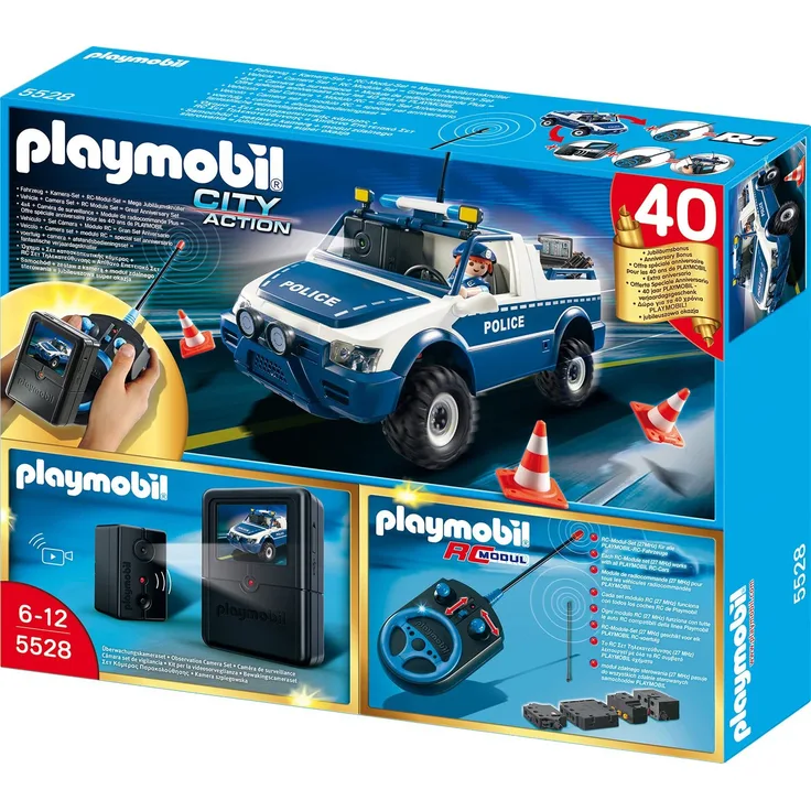 Playmobil 5528 - RC-Polizeiauto mit Kamera-Set