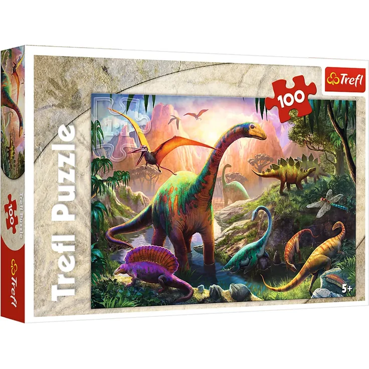 Puzzle - "100" - Dinosaurs' land