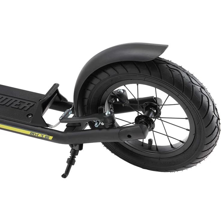 STAR SCOOTER Tretroller Kinderroller ab 8 Jahre | 16 Zoll 12 Zoll Mixed Edition | Schwarz – Bild 4