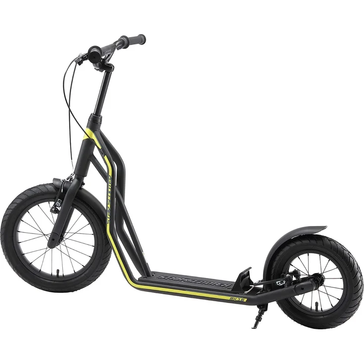 STAR SCOOTER Tretroller Kinderroller ab 8 Jahre | 16 Zoll 12 Zoll Mixed Edition | Schwarz – Bild 3