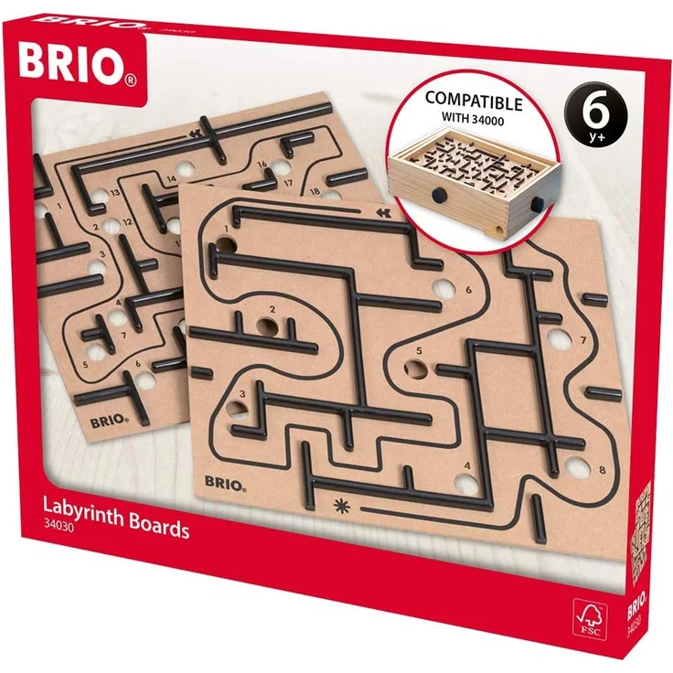 BRIO Spiele 34030 - Labyrinth Ersatzplatten, 2tlg. – Bild 1