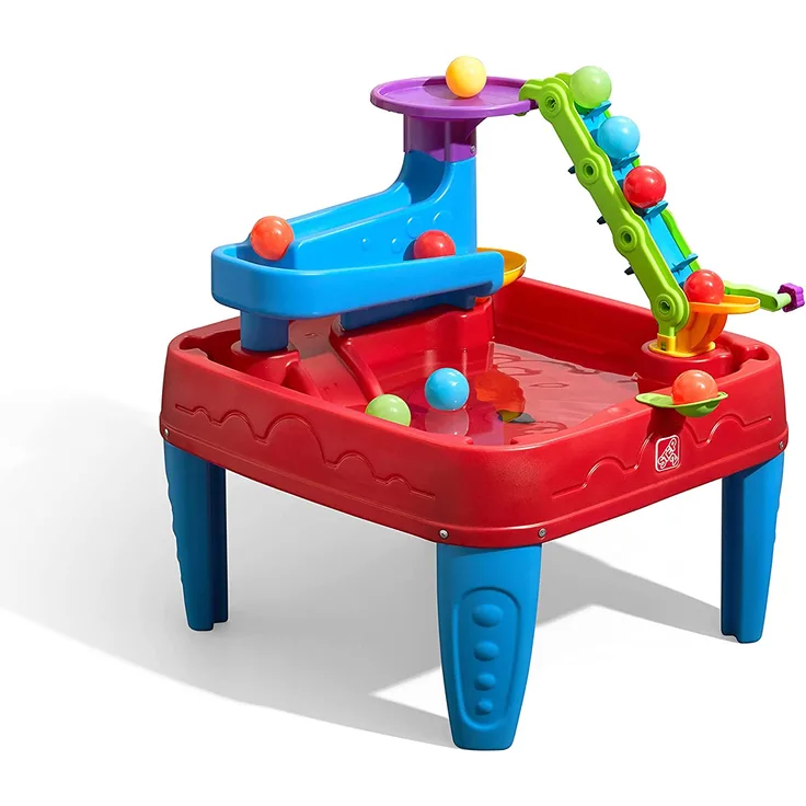 Spieltisch mit Bällen, Kugelbahn, Spielbälle, Kullerbahn, Kunststoff