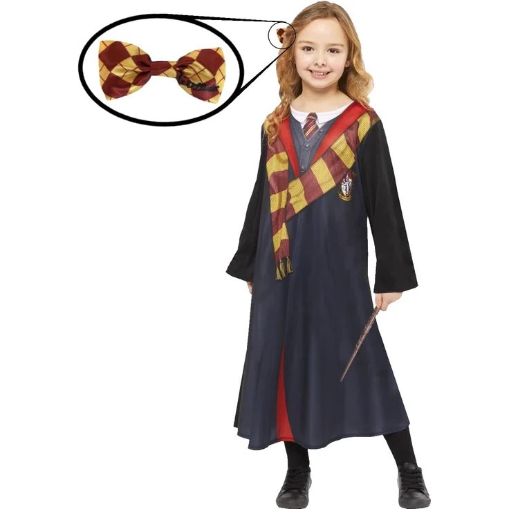 Amscan Kinderkostüm Hermine Dlx-Set Alter 4-6 Jahre – Bild 2