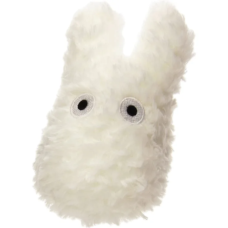 Kleiner Totoro Plüschtier, weiß, 10 cm