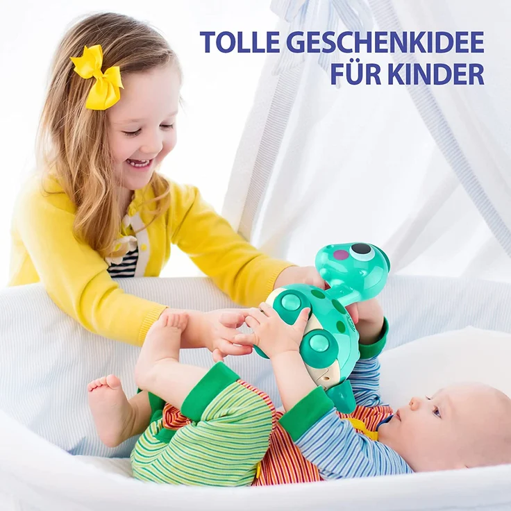 CubicFun Baby Musik Spielzeug Dinosaurier für 6-12-18 Monate, Kriechendes und Singendes Musikalisches Babyspielzeug für Kleinkinder für 6 - 12 Monate Junge Mädchen - Preisvergleich – Bild 8