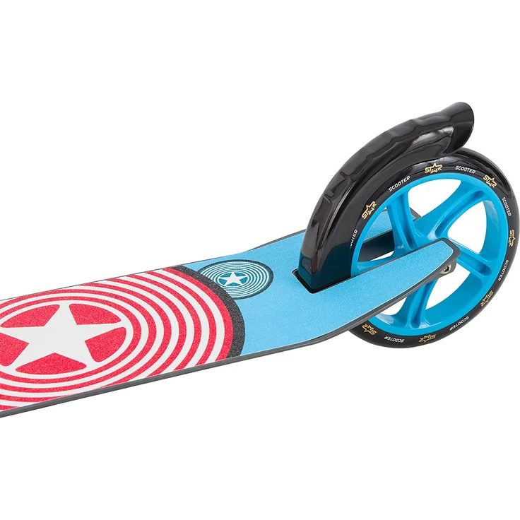 Star Scooter Roller Alu City XXL 205mm - Grau Blau – Bild 5