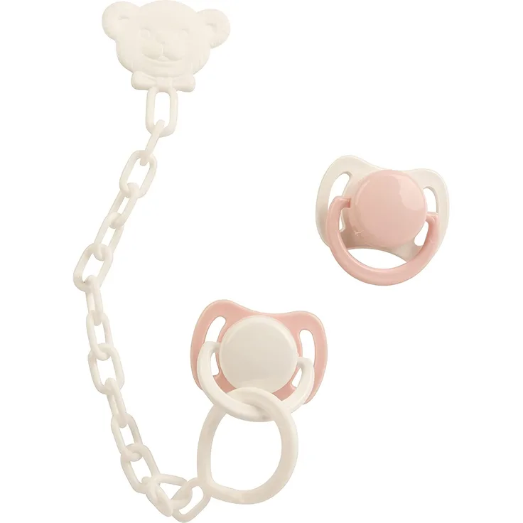 Schildkröt Schnullerset 2-teilig, rosa