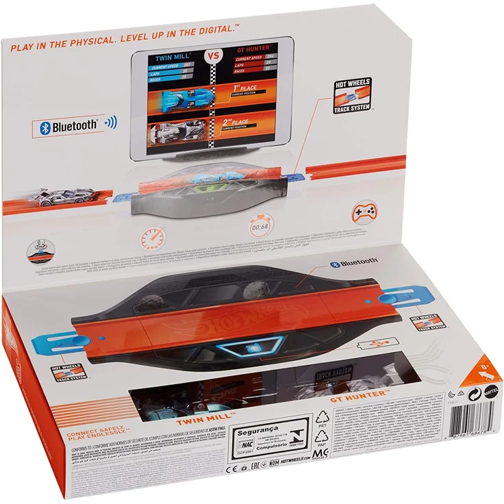 Hot Wheels iD FXB53 - Race Portal mit zwei exklusiven Fahrzeugen mit NFC-Chip zum Scannen in der Hot Wheels iD App, Auto Spielzeug ab 8 Jahren – Bild 9