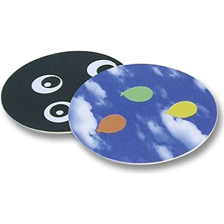 folia 2325 - Blanko Bierdeckel, Bierfilze, rund, Durchmesser 10,7 cm, 100 Stück - unbedruckt zum Selbstgestalten – Bild 2