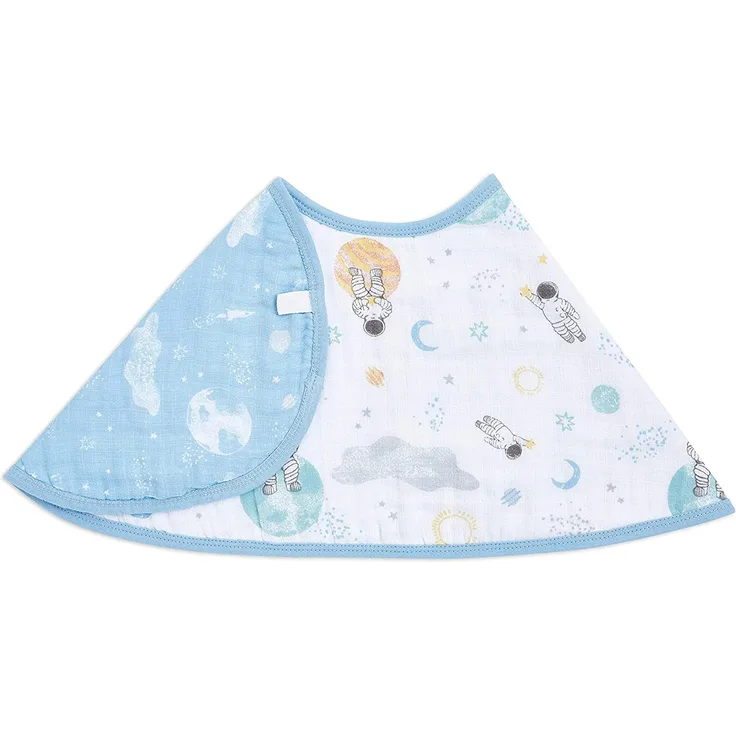 aden + anais™ essentials burpy bip Baumwoll-Musselin-Lätzchen space explorers