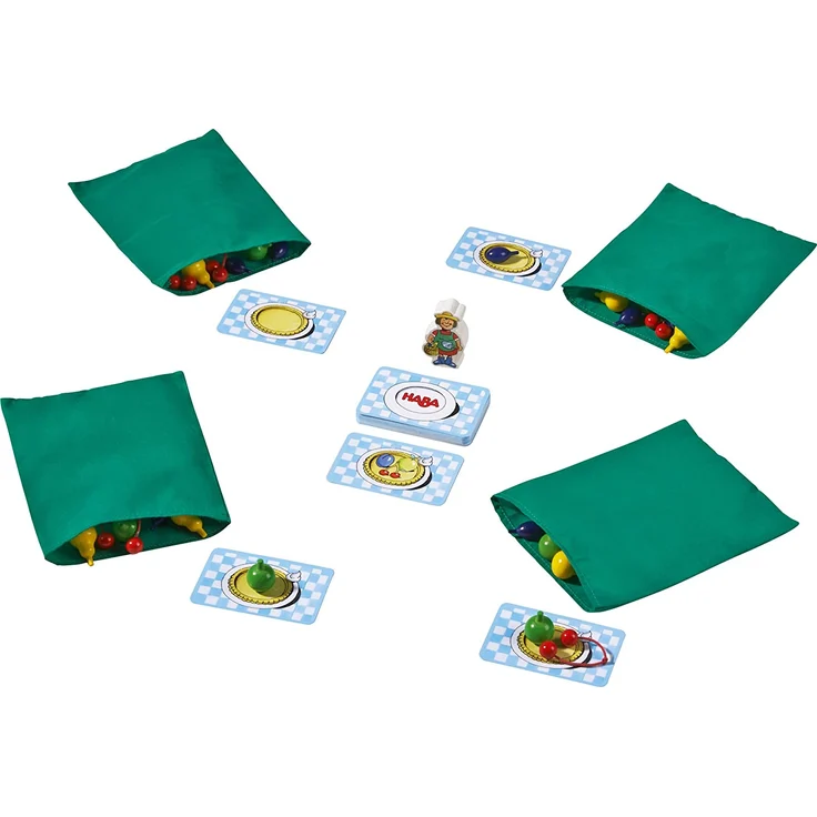 Haba 302282 - Meine große Obstgarten-Spielesammlung, original Obstgarten-Spiel und 9 weitere Spielideen in einer Packung, Spielesammlung zum beliebten Haba-Klassiker, Kinderspiele ab 3 Jahren – Bild 7