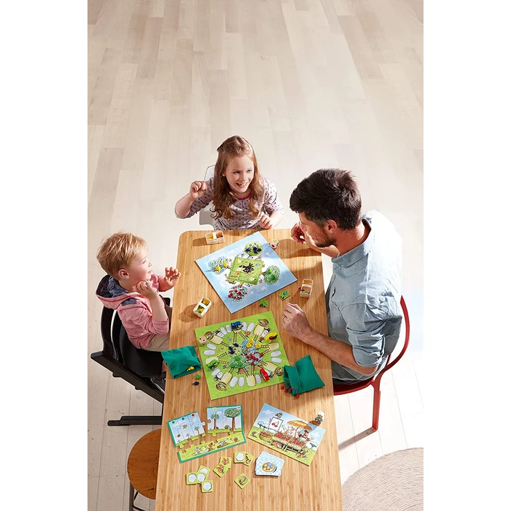 Haba 302282 - Meine große Obstgarten-Spielesammlung, original Obstgarten-Spiel und 9 weitere Spielideen in einer Packung, Spielesammlung zum beliebten Haba-Klassiker, Kinderspiele ab 3 Jahren – Bild 14