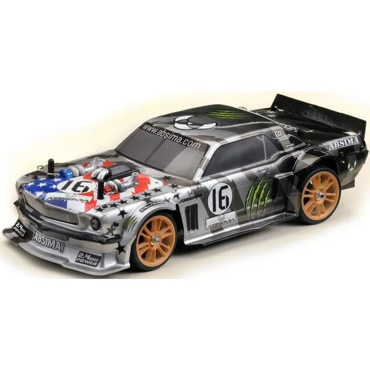 Absima Touring Car FIRST STEP SPEED PERFORMANCE FUN MAKER Neon Grau Bürstenlos 1:16 RC Modellauto Elektronik GT Autos Allradantrieb (4WD) RtR 2 4 GHz