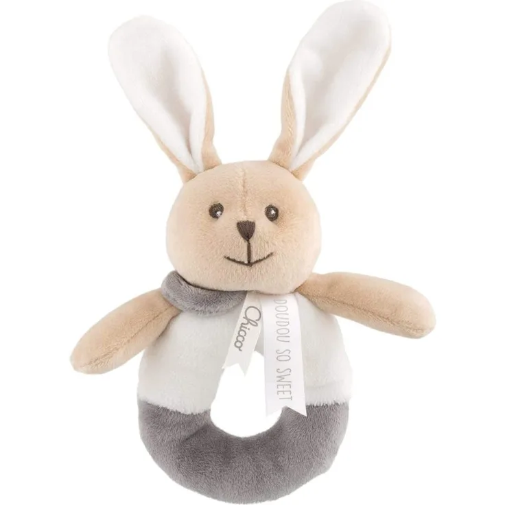 Chicco 00009616000000 Häschen-Rassel, beige