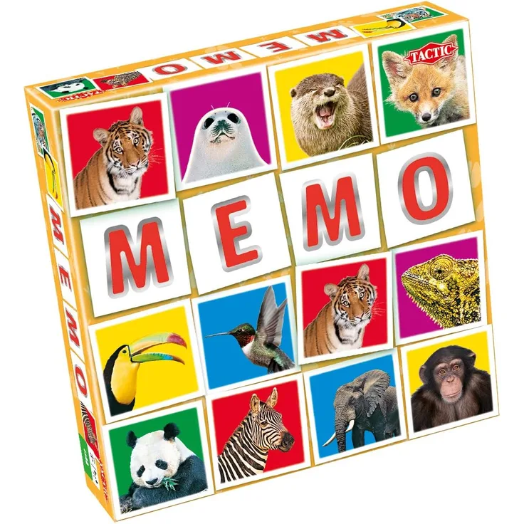 Wildlife Memo Game, Multicolor