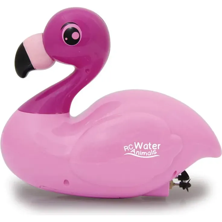 Jamara 410109 RC Water Animals 2,4GHz Flamingo-mit Sicherheitsfunktion Schiffsschrauben drehen Sich nur im Wasser, 2 Antriebsmotoren, einfach zu steuern, rosa – Bild 3