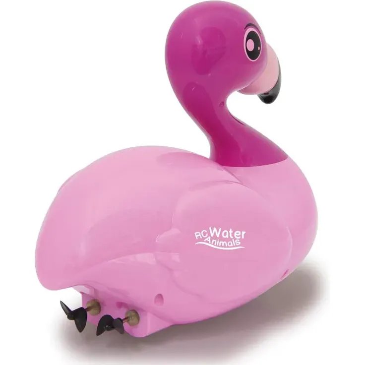 Jamara 410109 RC Water Animals 2,4GHz Flamingo-mit Sicherheitsfunktion Schiffsschrauben drehen Sich nur im Wasser, 2 Antriebsmotoren, einfach zu steuern, rosa – Bild 4