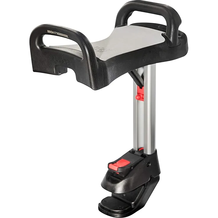 Lascal Saddle für BuggyBoard Maxi, einklappbarer und abnehmbarer Sitz, Kinderwagen Zubehör für Maxi-Modelle ab 2011, bequeme Sitzmöglichkeit für Kinderbuggys, grau