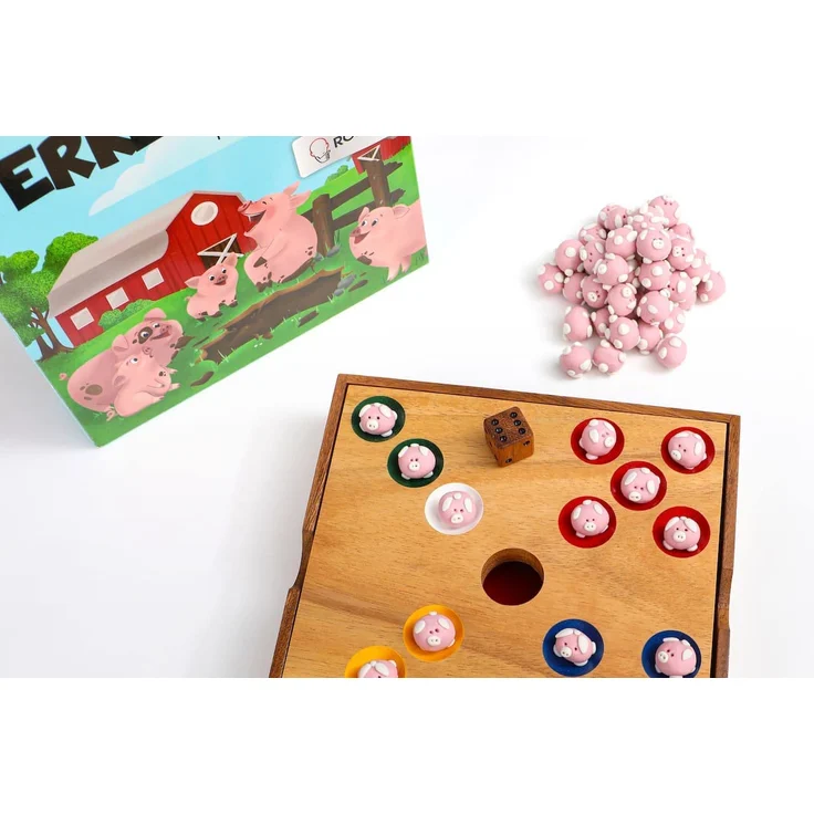 Schweinchenspiel Ferkelspiel Pig Hole - Das Würfelspiel mit den süßen Fer. - Preisvergleich – Bild 3