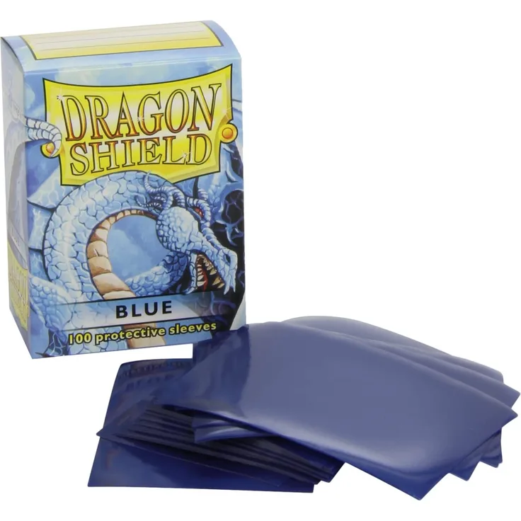 Pegasus 10003 Dragon Shield Standard Sleeves Kartenhhüllen, Blue