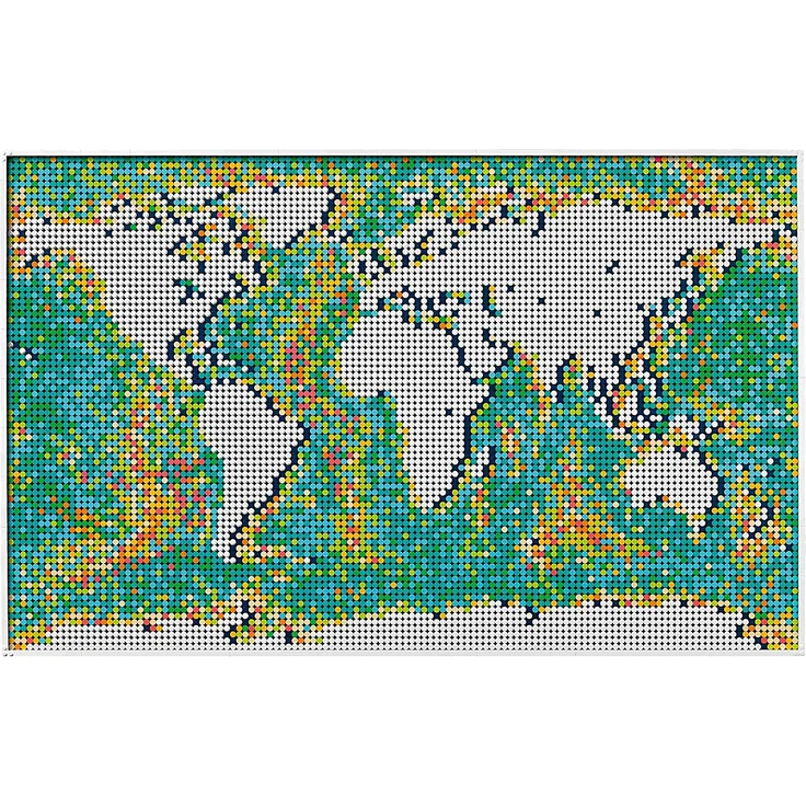 Lego Art 31203 'Weltkarte', 11695 Teile, ab 18 Jahren - Preisvergleich – Bild 2