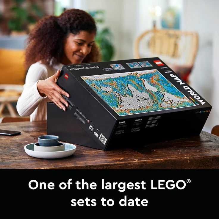Lego Art 31203 'Weltkarte', 11695 Teile, ab 18 Jahren - Preisvergleich – Bild 9