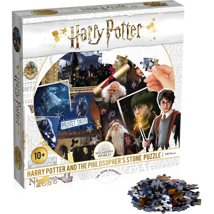 Puzzle - Harry Potter Philosopher's Stone 500pc White – Bild 2