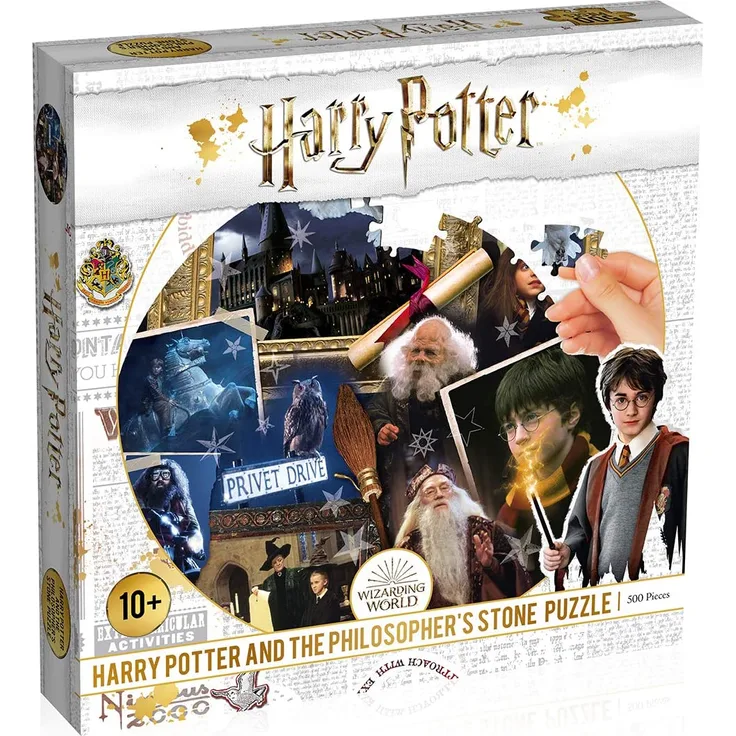 Puzzle - Harry Potter Philosopher's Stone 500pc White