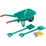 Theo Klein 2752 Bosch Gartenset mit Schubkarre I Mit Schaufel, Rechen und Arbeitsshandschuhen I Maße: 70,5 cm x 34 cm x 33 cm I Spielzeug für Kinder ab 3 Jahren