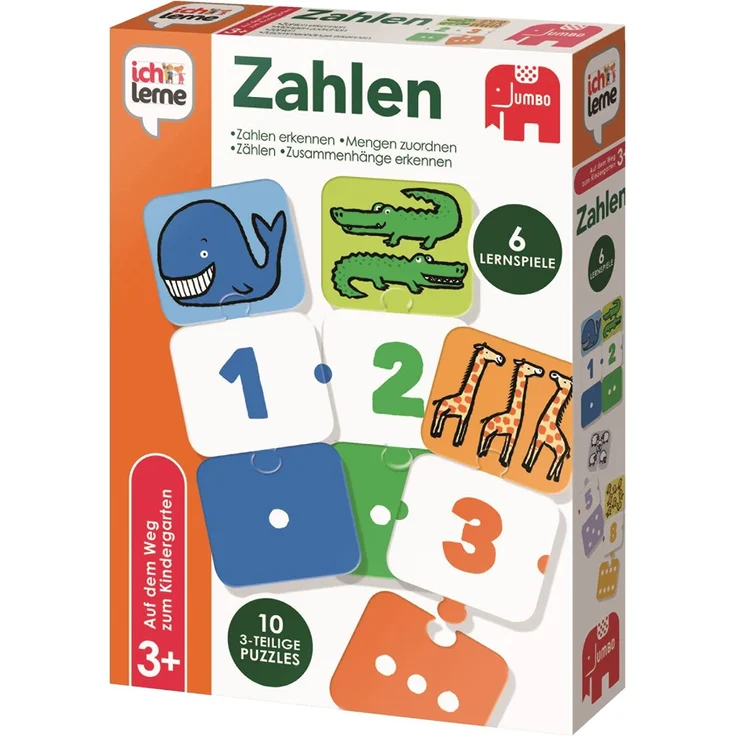 Jumbo Spiele 19547 ich lerne Zahlen Lernspiel für Kinder, Ab 3 Jahren – Bild 9