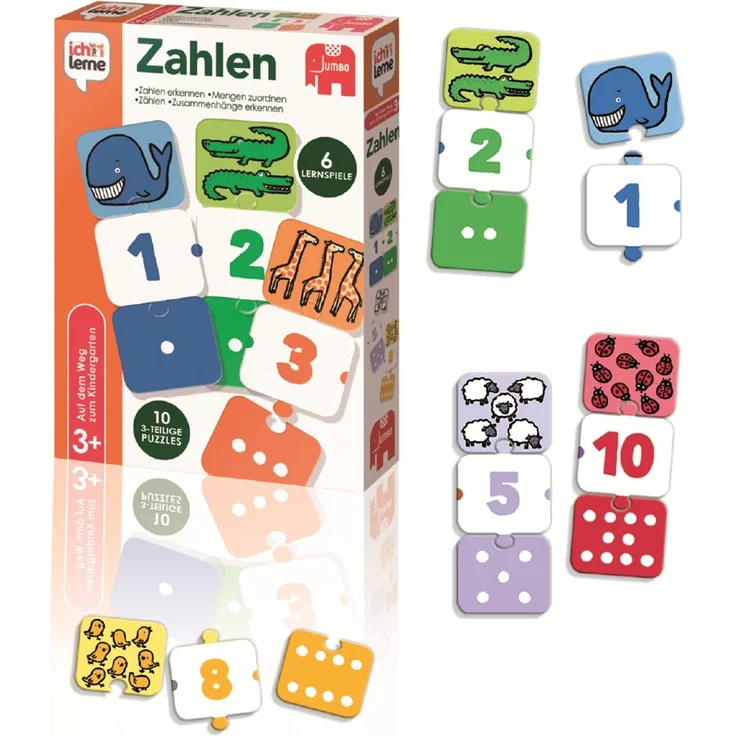 Jumbo Spiele 19547 ich lerne Zahlen Lernspiel für Kinder, Ab 3 Jahren – Bild 6