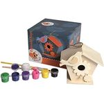 Vogelhäuschen zum Anmalen - kleines Vogelhaus