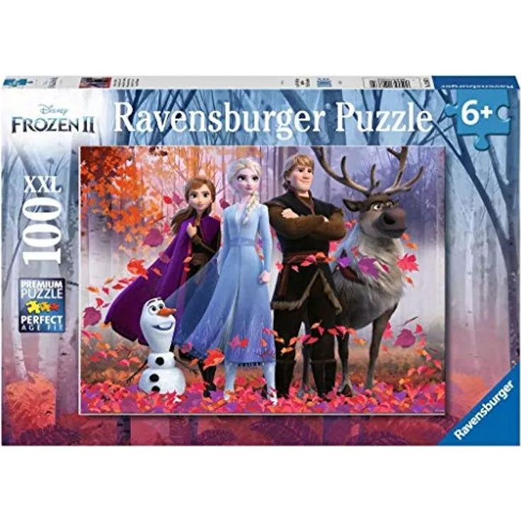 Ravensburger Puzzle 100 Teile Disney Frozen 2 Magie des Waldes