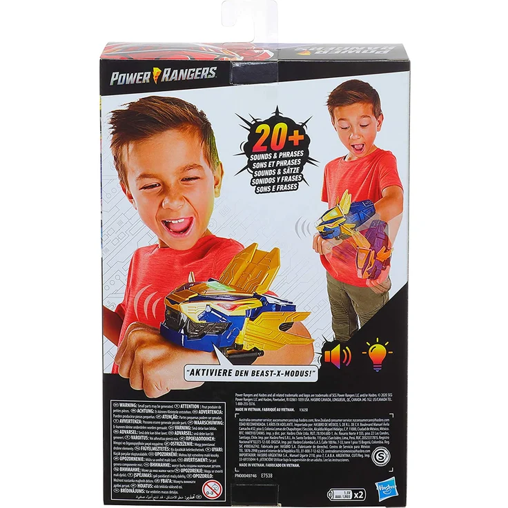 Elektronische Power Rangers Beast Morphers Beast-X King Morpher Figur mit durch die Power Rangers Serie inspirierten Lichtern und Sounds – Bild 12